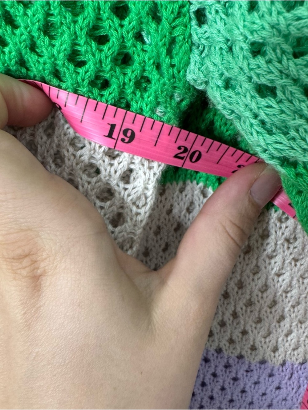 Wispr Open-Stitch Rainbow cotton silk Crew Sweater xs - Picture 7 of 9